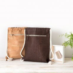 mochila minimalista corcho